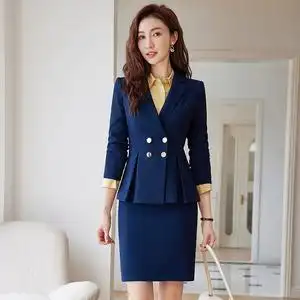 灰色职业套装裙气质女神范商务ol套裙时尚行政工作服女装2人付款658