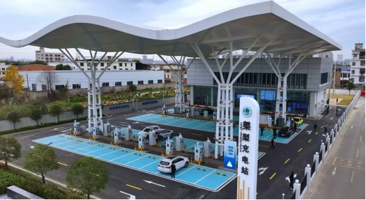 10分钟续航600公里湖南省内首座光储超充检智能充电站来了