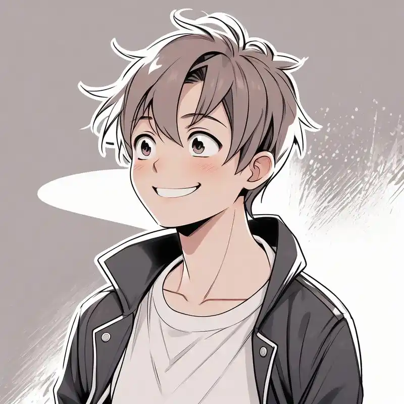 动漫风9215呆萌可爱男生头像