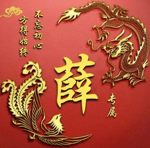 【编号2076】微信头像 经典龙凤图-微信头像,百家姓氏微信头像,名字