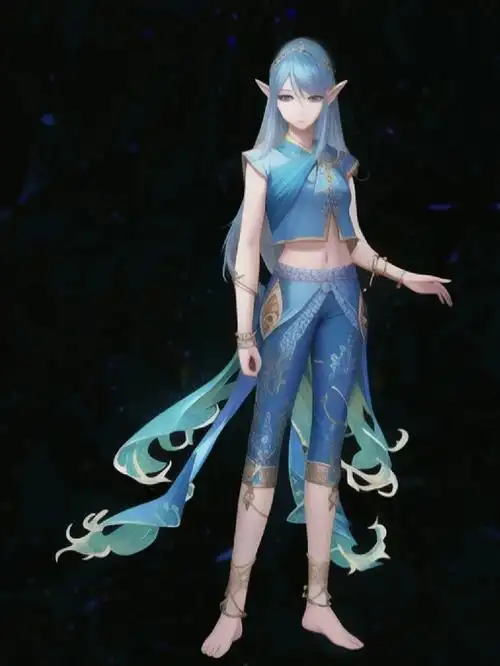 水王子全身图的ai改变