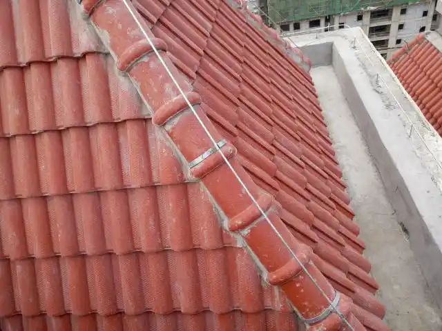 斜屋面采用瓦屋面专用支持卡子.