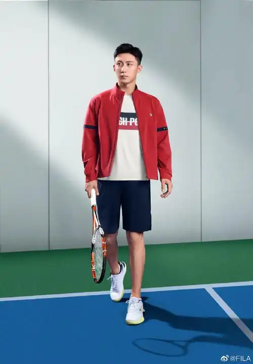 fila时尚运动代言人黄景瑜##fila网球