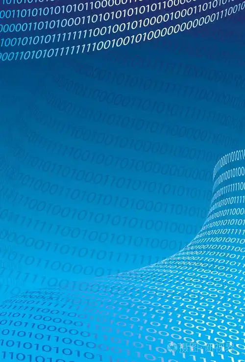 抽象二进制代码背景