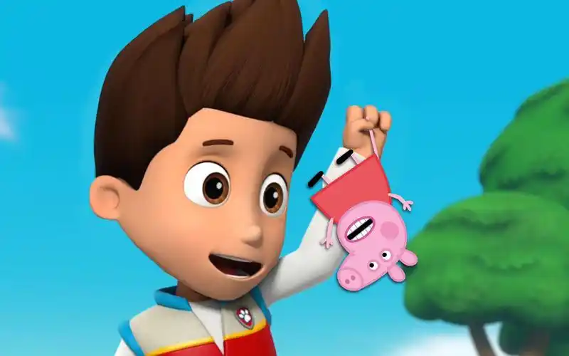 汪汪队立大功莱德发现被缩小的小猪佩奇