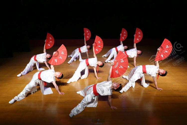 功夫扇舞武术杂技功夫武术民族特色力量表演