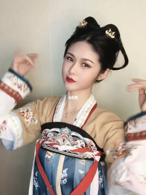 汉服发型教程可爱的唐朝小侍女