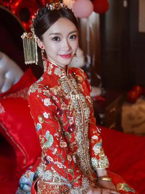 跟妆笔记20190922新娘中式古装秀禾造型