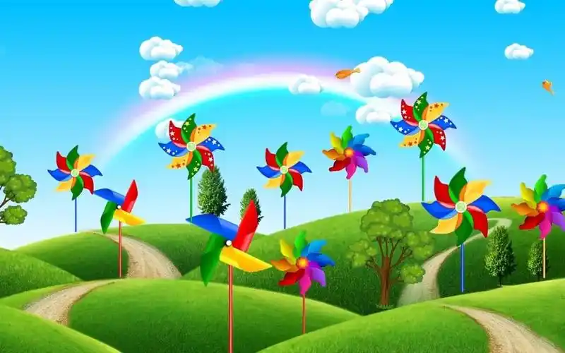 幼儿园六一儿童节毕业晚会文艺汇演节目表演大屏幕舞台led背景视频