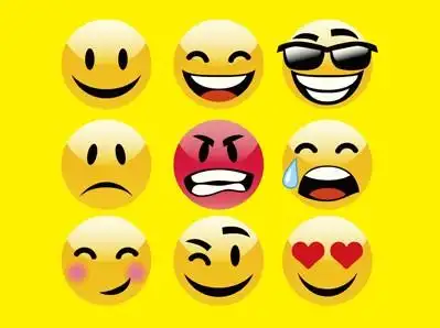 第一代表情由标点符号组成