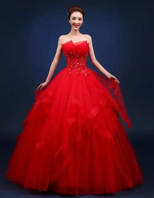 婚纱礼服新娘2020新款韩式蓬蓬裙一字肩婚纱齐地修身影楼孕妇大码