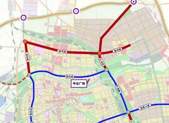 重磅淮安快速路二期来了中业广场将实现交通跨越发展