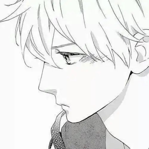 二次元男生简笔画