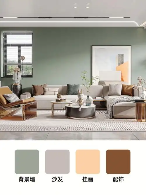 设计  #室内  #背景墙  #墙布  #窗帘  #配色  #效果图@薯队长@生活薯