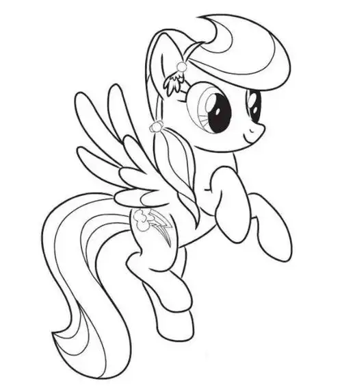 【简笔画】小马宝莉简笔画酒,漫论诗书.