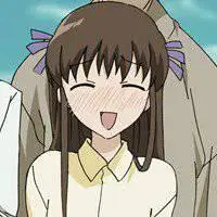 动漫女生歪头笑容头像_微信头像图片大全