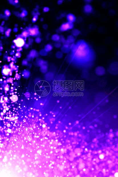 浪漫唯美紫色粒子转动h5动态背景