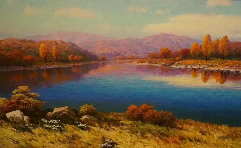 朝鲜油画精品展之二 风景画部分