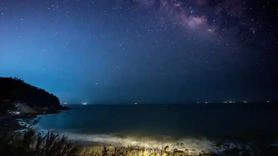 海边星空