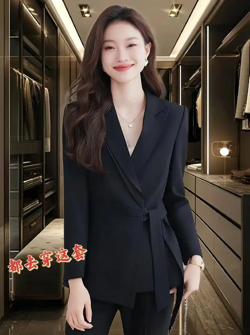 春秋新款女职业西服套装
