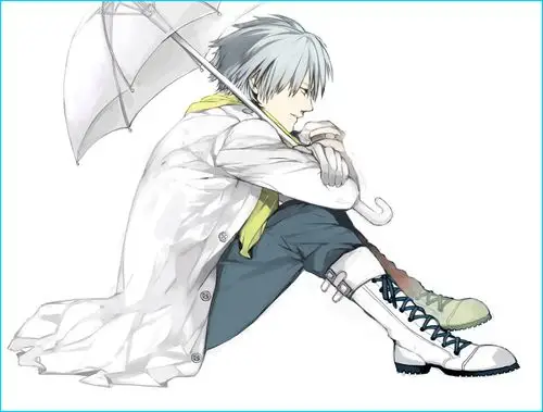 求动漫男生侧身盘腿图 要清晰帅气的!多来几张