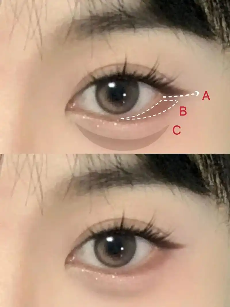 新手三步画眼睑下至/约会幼态无辜狗狗眼.