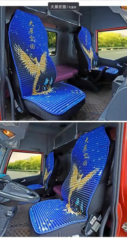 0版大货车坐垫jh6j6p国六 2片咖色狼图【图片 价格 品牌 报价】-京东