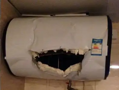 热水器爆炸又上演一目惊心的画面
