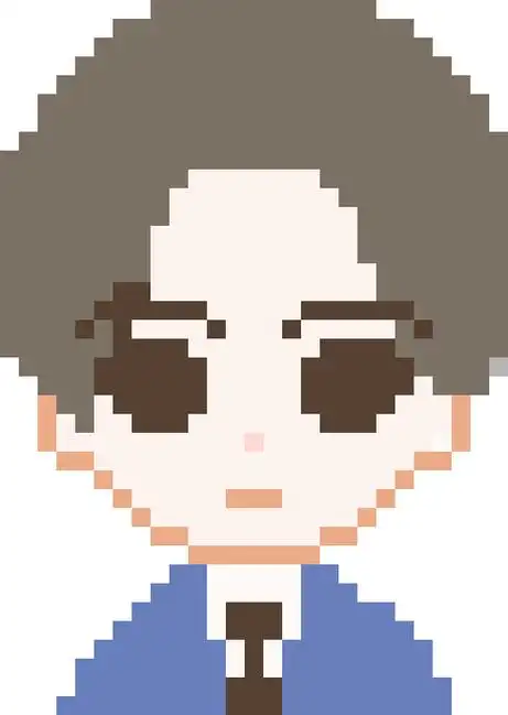 a5手绘像素画课堂第26课蔡徐坤q版像素画步骤图