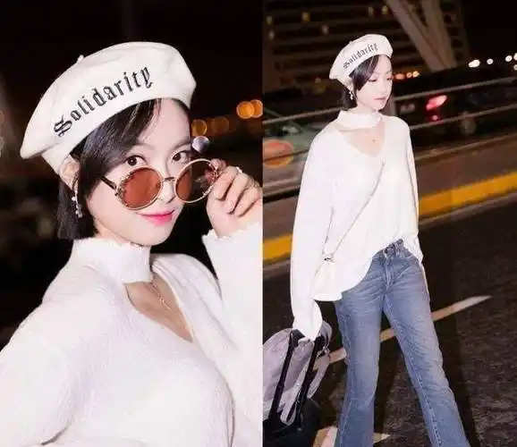 原创宋茜街拍姿势太搞笑束腰翘臀大秀好身材令人大呼比例太绝