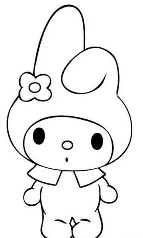 手帐本简笔画兔子