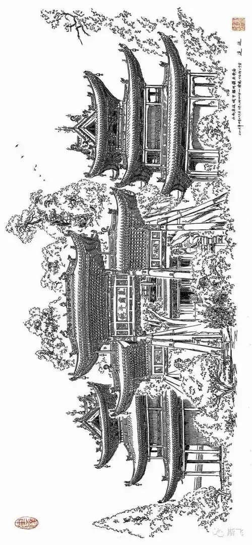 匠心妙笔--手绘视角的山西古建筑