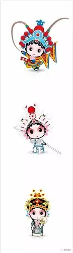 超萌的q版戏曲小人物