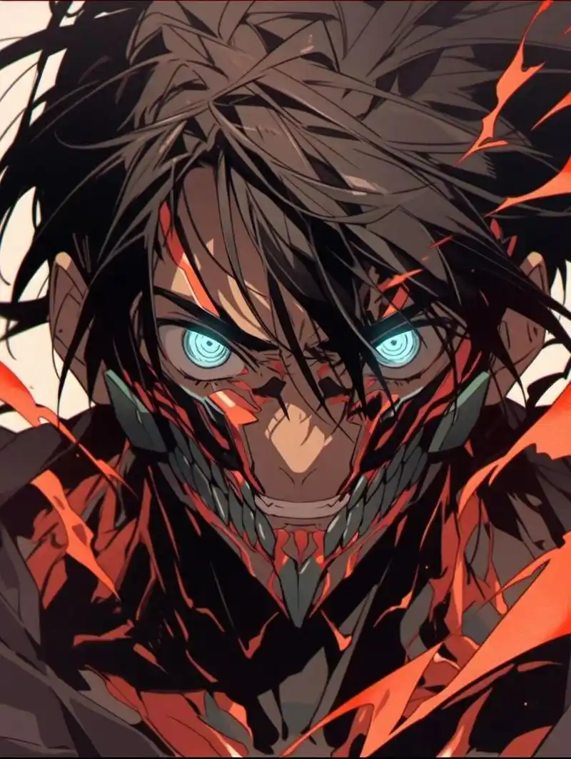 艾伦·耶格尔 高清壁纸 最近在玩midjourney,壁纸都是输入魔法咒语后