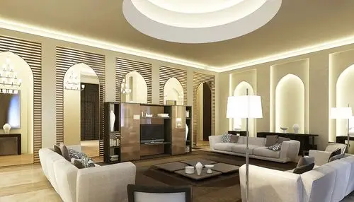 豪华别墅内部客厅装修图