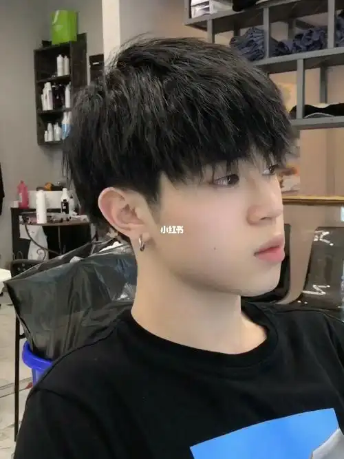 锡纸烫自然吹干效果