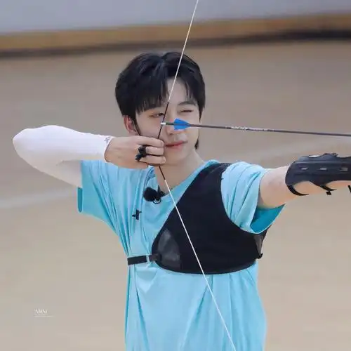 橘子味的橙汁 的想法: 我真的会被贺峻霖小猪包射箭可爱si 怎么