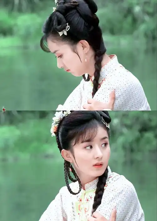 【晴儿×修图9p】    美丽晴儿  @赵丽颖    #乔木扶疏十八年,河＃