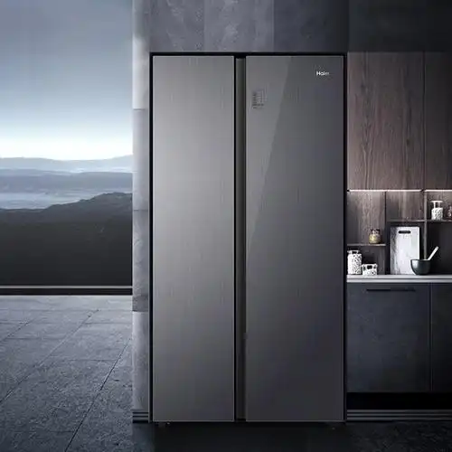 海尔haier对开门冰箱540升容量家用风冷变频一级能效干湿分储净味除菌