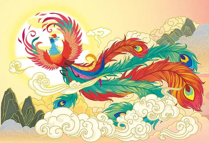 百鸟朝凤|插画|儿童插画|momohuhu - 原创作品 - 站酷 (zcool)