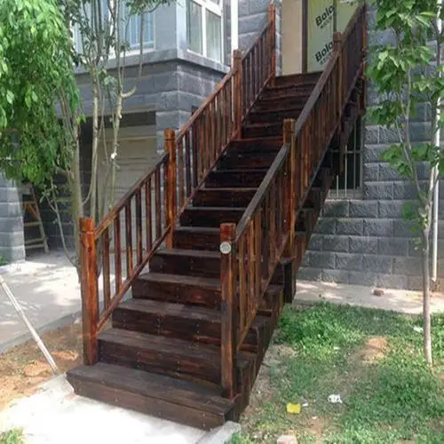 防腐木板材火烧实木板户外地板吧台台面板碳化木桌面宽板楼梯踏步