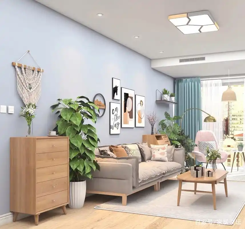 客厅面积小,乳胶漆的颜色选择很关键!选对了,客厅宽敞明亮