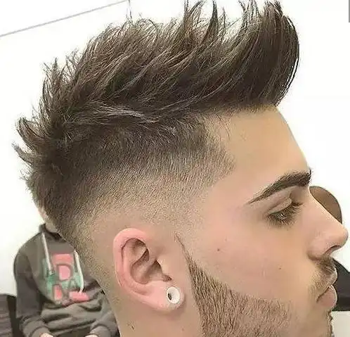 男士飞机头发型图片:瞬间变身时尚型男