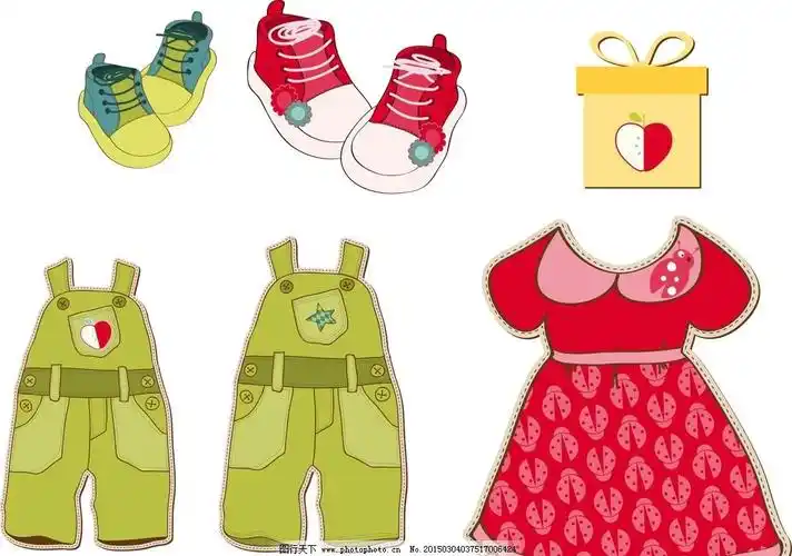 矢量图 卡通 矢量 抽象设计 时尚 可爱卡通 矢量素材 幼儿园 矢量服装