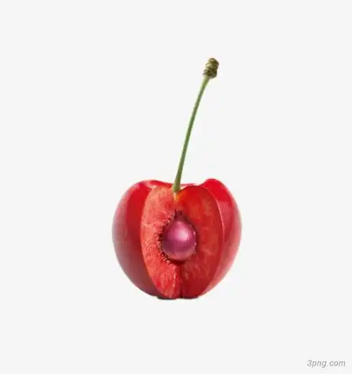 红色樱桃png素材透明免抠图片-其他元素