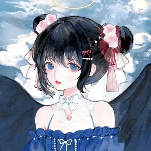 动漫女生头像 超梦幻,太美了_侵权_来自_图文