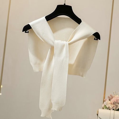 觅靓裳夏天用的小披肩夏季穿的坎肩批肩针织斗篷小外搭女百搭空调房搭