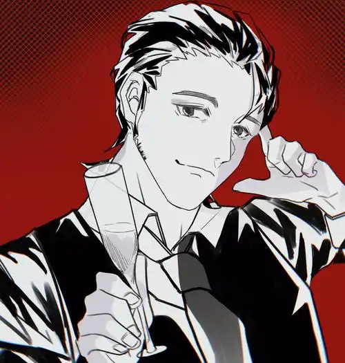 大背头好难画 我跪下了