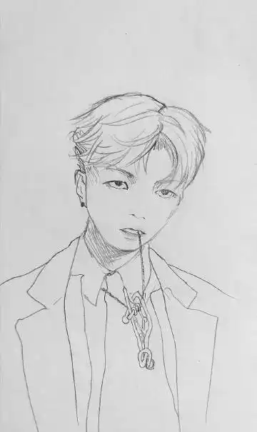 陈立农超话我画铅笔画了