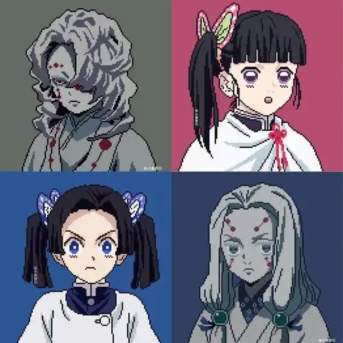 鬼灭之刃头像像素画